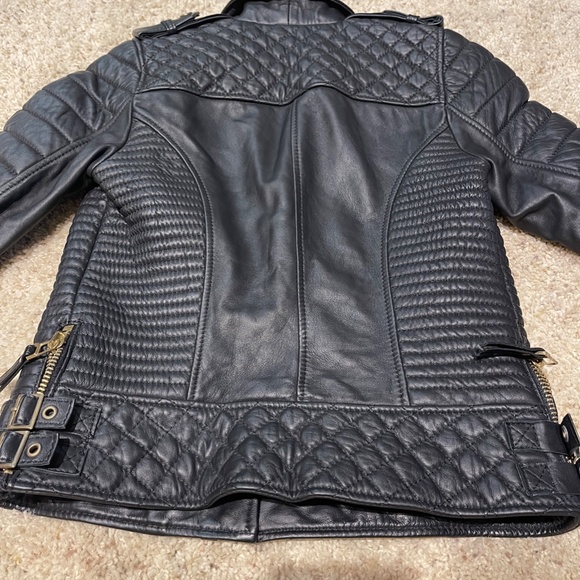 BODA SKINS Kay Michaels 100% Leather Jacket Size 6 - Picture 8 of 16